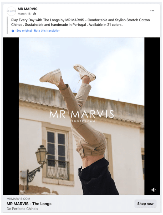 MR MARVIS comfortable and stylish stretch cotton chinos