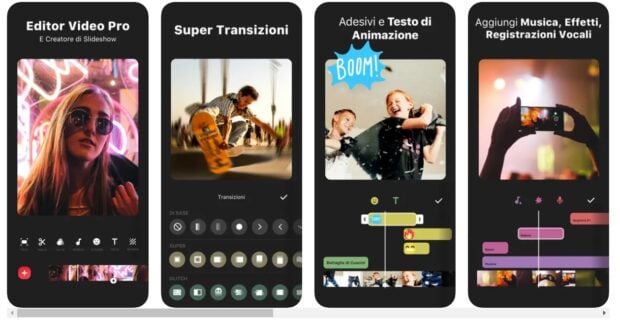 la schermata che mostra l’app InShot sull’App store
