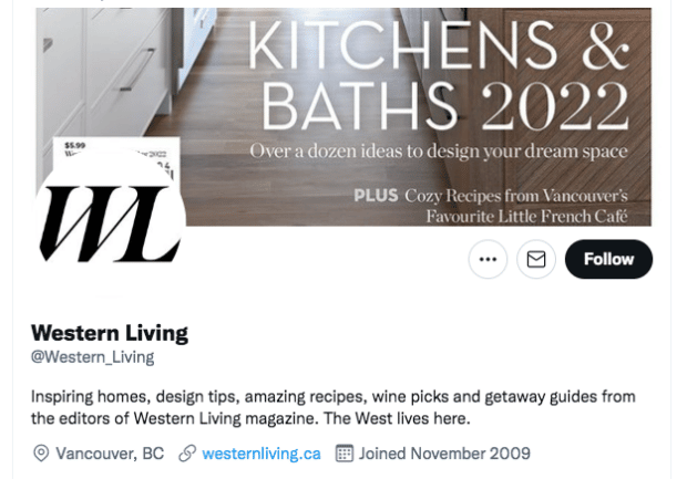 Western Living inspiring homes, design tips, amazing recipes, wine picks, etc