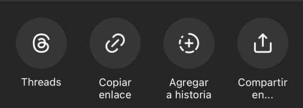 Botón compartir en
