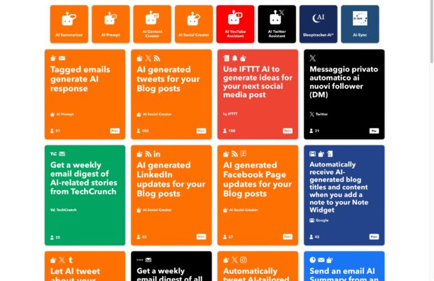 IFTTT AI automation tool