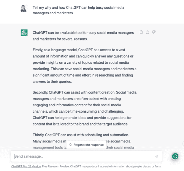 ChatGPT Open AI