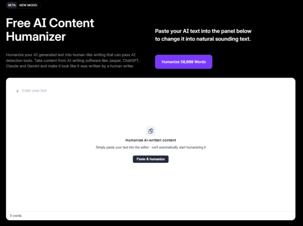 Surfer free AI content humanizer