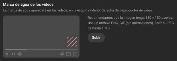 agrega una marca de agua del video
