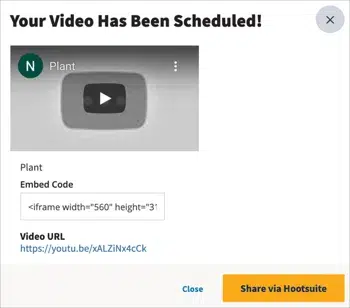 Video programado