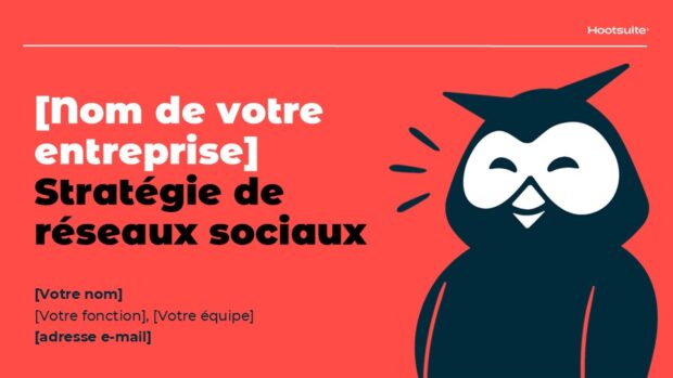 couverture du modèle de stratégie de réseaux sociaux de Hootsuite