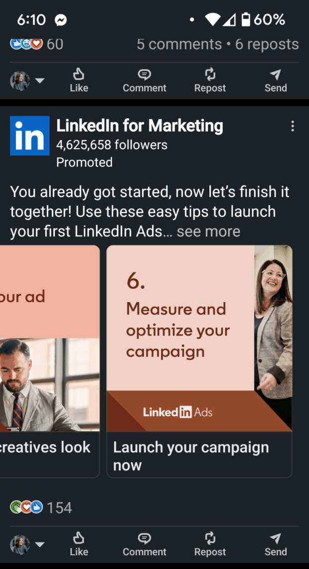 LinkedIn for marketing ad tips measure and optimize campaign